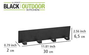 Barra magnetica nera per utensili da cucina Black Outdoor Kitchen Ima - Wenko