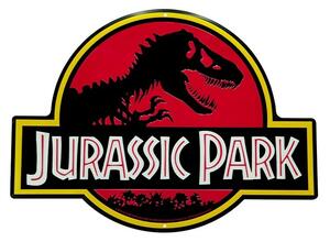 Targa in metallo Jurrasic Park - Logo