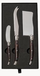 Set di 3 coltelli da formaggio in acciaio inossidabile Gigaro