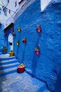 Fotografia Alleyway in Chefchaouen Morocoo, AscentXmedia