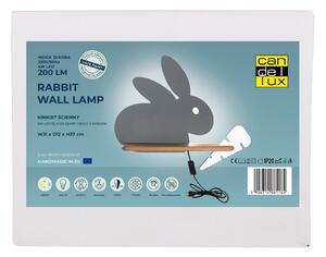 Apparecchio grigio per bambini Rabbit - Candellux Lighting