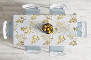 Tovaglia in misto cotone Oro , 140 x 180 cm Leaf - Minimalist Cushion Covers