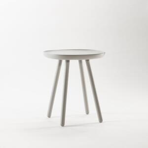 Tavolino in legno massiccio grigio , ø 45 cm Naïve - EMKO