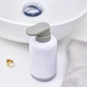 Dispenser di sapone in plastica bianca 300 ml Duo - Joseph Joseph