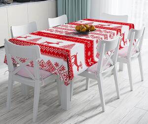 Tovaglia natalizia con maglia in misto cotone, 140 x 180 cm Nordic - Minimalist Cushion Covers