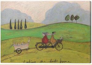 Quadro su tela Sam Toft - Taking the Ducks Home