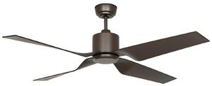 Ventilatore da soffitto Eco Ventos in metallo color bronzo, IP44, DC, WiFi - CasaFan, Eco Ventos, Bronzo / Ottone anticato, Metallo, Moderno