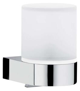 Keuco Edition 300 - Dispenser di sapone liquido con supporto, vetro opaco/cromo 30052019000