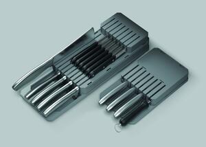 Sistema di stoccaggio dei coltelli grigio - Metaltex
