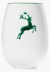 Vaso fatto a mano Grüner Hirsch, alt. 15 cm