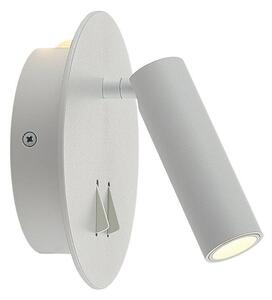Lucande - Magya LED 2 Rotondo Applique da Parete Bianco Lucande