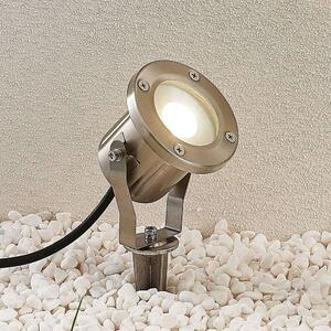 Lindby - Mathis LED Spot da Esterno w/Spike IP65 Stainless Steel Lindby