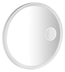 Sapho Float - Specchio con illuminazione LED, diametro 803 mm, sensore IR, specchietto cosmetico, bianco FT800