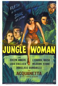 Illustrazione Jungle Woman Poster