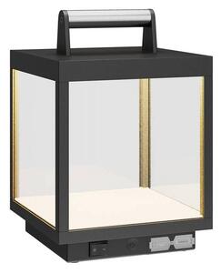 Lucande - Cube Lampada LED Portatile da Esterno da Tavolo Grafite