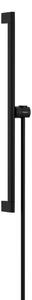 Hansgrohe Unica - Asta doccia 66 cm con flessibile doccia, nero opaco 24402670