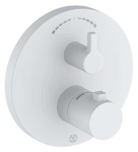 Kludi Nova Fonte - Miscelatore termostatico ad incasso per 2 utenze, bianco opaco 208305315