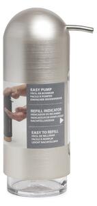 Dispenser di sapone in plastica argento 350 ml Penguin - Umbra