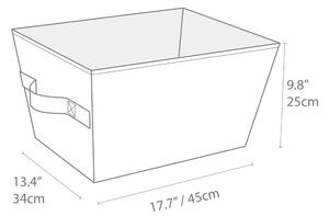 Cestino grigio Tap, 34,5 x 25 cm - Bigso Box of Sweden