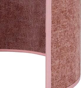 Euluna applique Celine, rosa, tessuto di ciniglia, altezza 24 cm