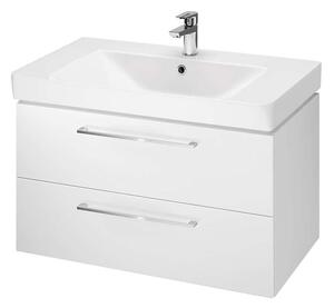 Cersanit Lara - Mobiletto con lavabo, 45x79x45 cm, 2 cassetti, bianco S801-338-DSM