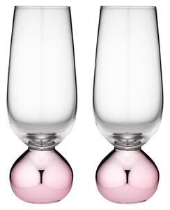 Bicchieri da spumante in set da 2 250 ml Astrid Rose - Ladelle