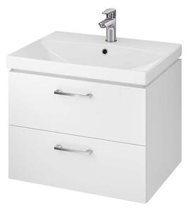 Cersanit Lara - Mobiletto con lavabo, 45x59x45 cm, 2 cassetti, bianco S801-142-DSM