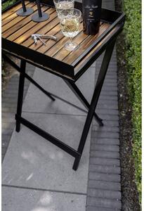 Tavolo pieghevole con piano in acacia 42x60 cm Taba - Wenko