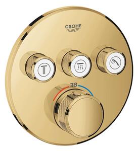 Grohe Grohtherm SmartControl - Miscelatore doccia termostatico ad incasso, a tre vie, Cool Sunrise 29121GL0
