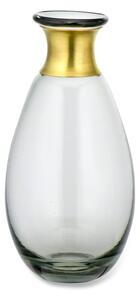 Vaso in vetro grigio, altezza 14 cm Miza - Nkuku