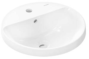 Hansgrohe Xuniva S - Lavamani, diametro 45 cm, con troppopieno e foro per rubinetto, bianco 60159450