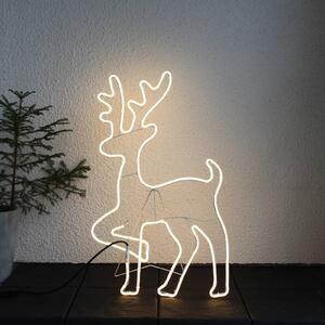 STAR TRADING Figura decorativa LED NeoLED a forma di renna