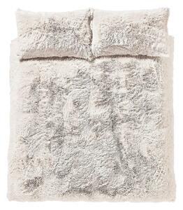 Biancheria da letto matrimoniale estesa bianca in microplush 230x220 cm Cuddly - Catherine Lansfield