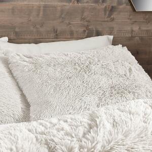 Biancheria da letto singola bianca micro felpata 135x200 cm Cuddly - Catherine Lansfield