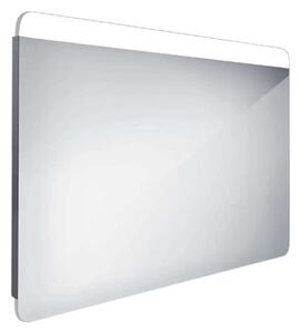 Nimco Specchi - Specchio con illuminazione LED, 1000x700 mm, alluminio ZP 23004