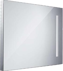 Nimco Specchi - Specchio da bagno serie 1000 retroilluminato a LED, 600 x 800 mm, quadrato, alluminio ZP 1002