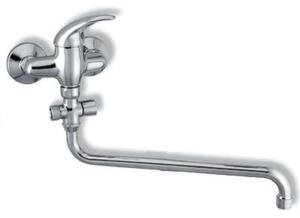 Novaservis Metalia 55 - Miscelatore per vasca da bagno a parete senza accessori 100 mm, cromo 55075/1,0