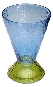 Vaso in vetro blu fatto a mano Abyss - Hübsch