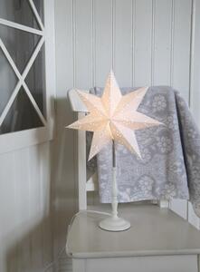 Decorazione luminosa rosa chiaro con motivo natalizio Romantic MiniStar - Star Trading