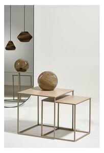 Set di 2 tavolini portaoggetti in metallo Ank - Villa Collection