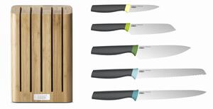 Set di coltelli con supporto in bambù Elevate - Joseph Joseph
