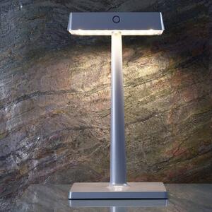 Deko-Light Lampada LED da tavolo Algieba, a batteria, grigio
