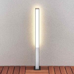 Lucande - Aegisa Lampada da Giardino H80 Grigio Scuro/Bianco