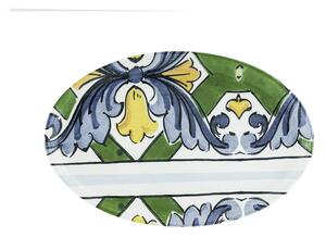 Piatto da portata in ceramica , 40 x 25 cm Taormina - Villa Altachiara