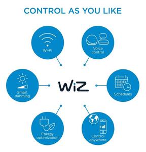 WiZ - Squire WiZ Portable Lampada da Tavolo RGB White WiZ