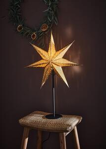Decorazione luminosa con motivo natalizio in colore oro ø 45 cm Glitter - Markslöjd