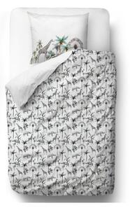 Biancheria da letto in cotone sateen grigio, 135 x 200 cm Safari Animals - Butter Kings