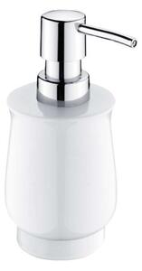 Nimco Lada - Dispenser di sapone su supporto, bianco/cromo 1031LA-26