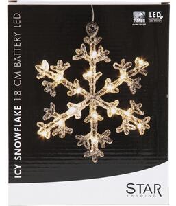 Decorazione luminosa con motivo natalizio Icy Snowflake - Star Trading