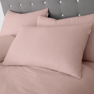 Biancheria da letto in flanella rosa per letto singolo 135x200 cm - Catherine Lansfield